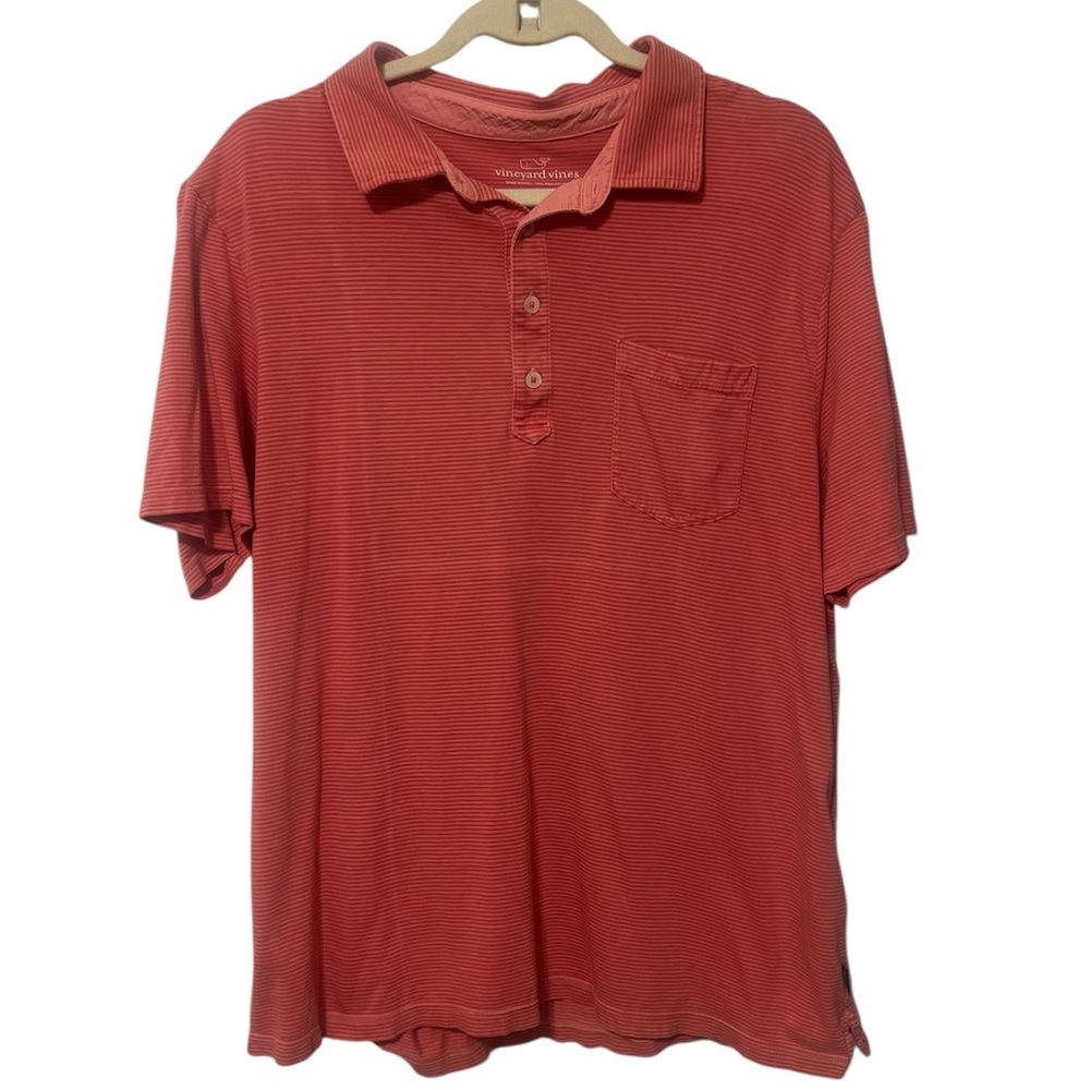 Men’s Red/Coral Vineyard Vines Polo